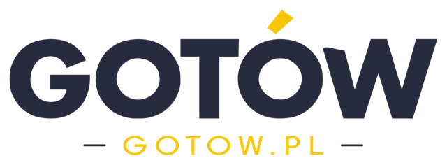 Wydawnictwo GOTÓW – logotyp: napis GOTÓW z podpisem GOTOW.PL